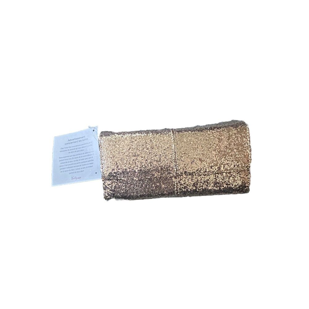 Thirty One City Lights Clutch Wallet Gold Little sparkle New NWT